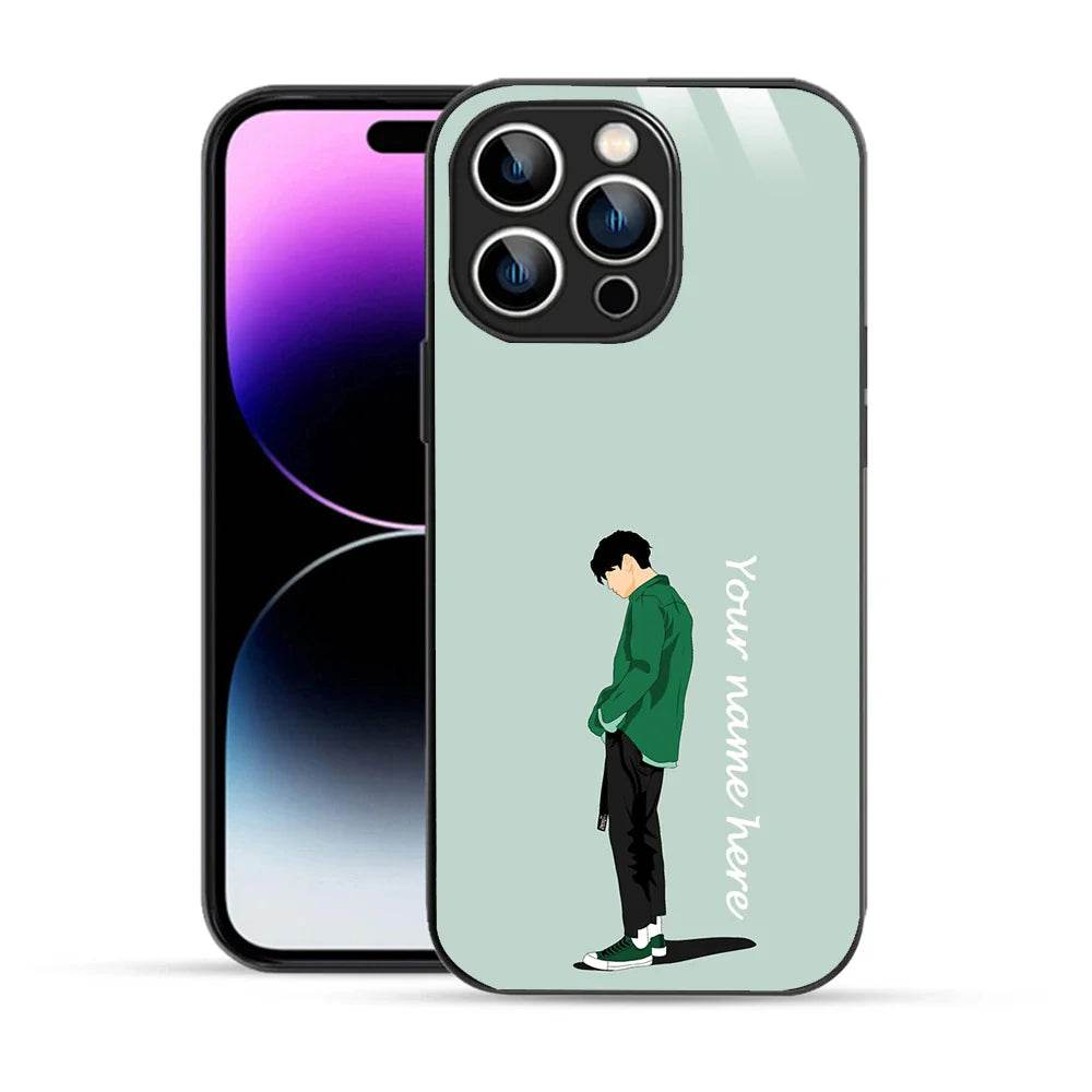 Bornstud Personalised my Name Printed Case for iPhone 14 Pro Surf - Bornstud