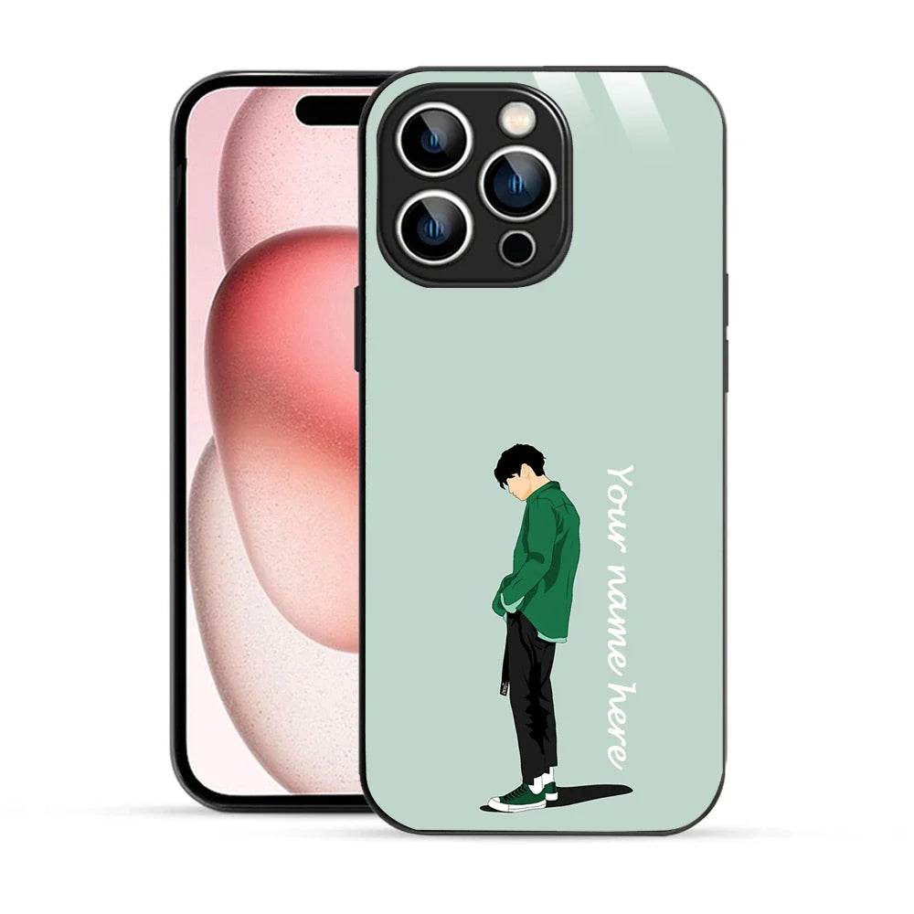 Bornstud Personalised my Name Printed Case for iPhone 15 Pro Surf - Bornstud