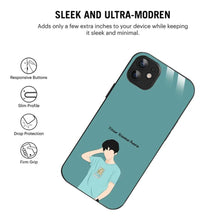 Bornstud Personalised my Name Printed Case for iPhone 12 Blue - Bornstud