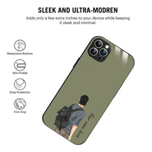 Bornstud Personalised my Name Printed Case for iPhone 11 Pro Brown Grey - Bornstud