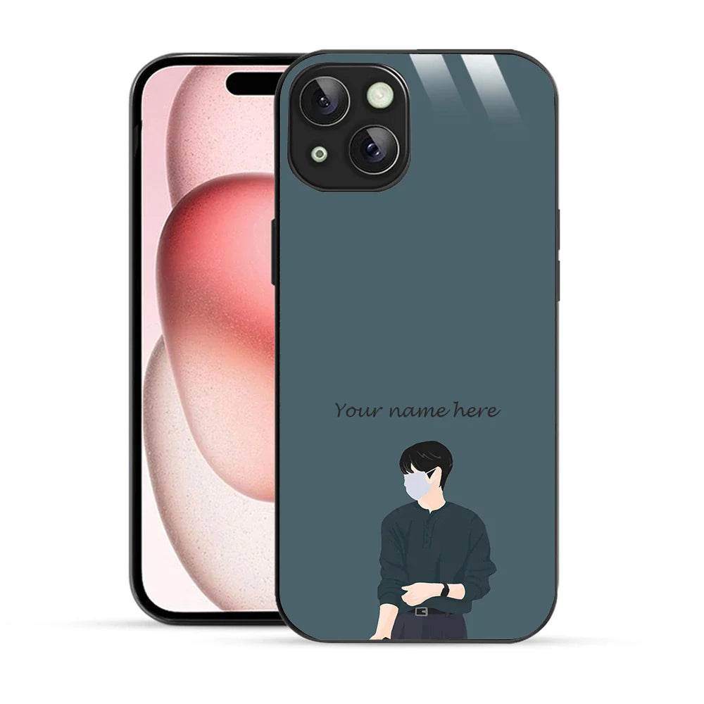 Bornstud Personalised my Name Printed Case for iPhone 15 Slate - Bornstud