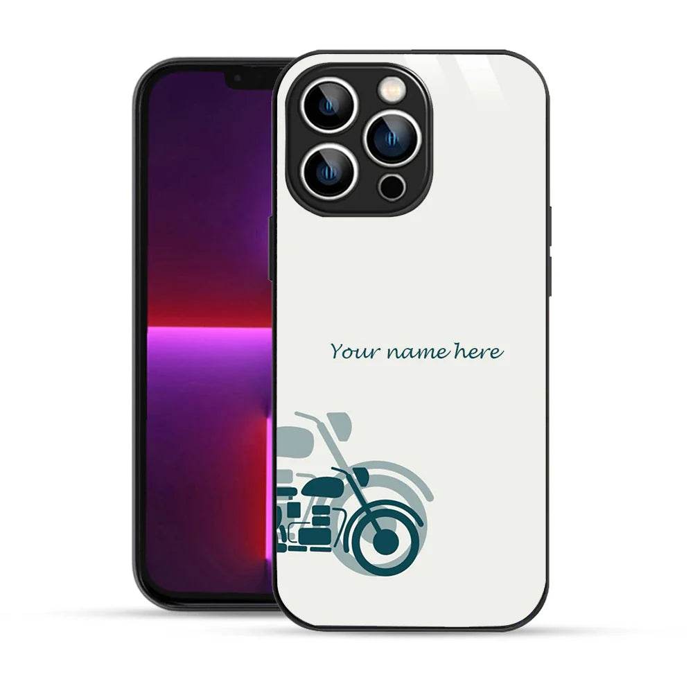 Bornstud Personalised my Name Printed Case for iPhone 13 Pro Max Sherpa Blue - Bornstud