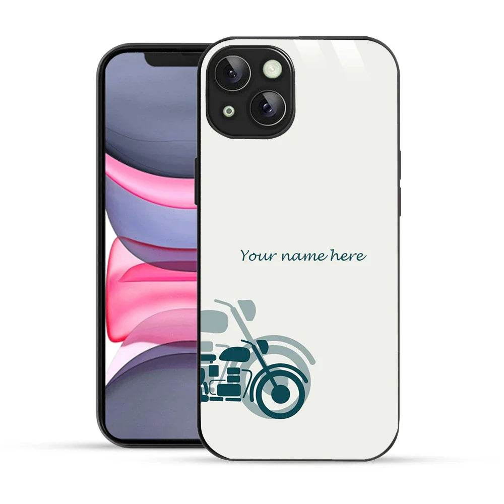 Bornstud Personalised my Name Printed Case for iPhone 14 Sherpa Blue - Bornstud