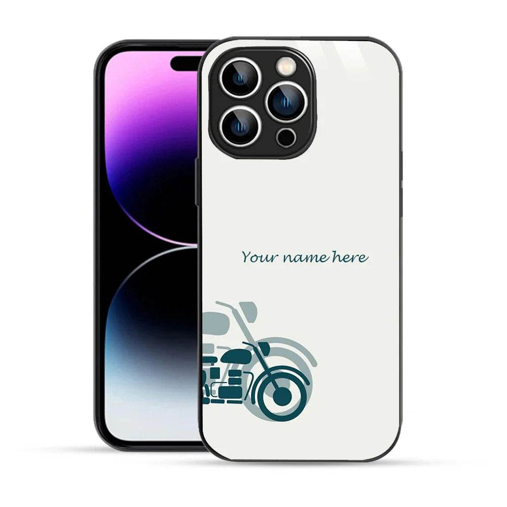 Bornstud Personalised my Name Printed Case for iPhone 14 Pro Sherpa Blue - Bornstud