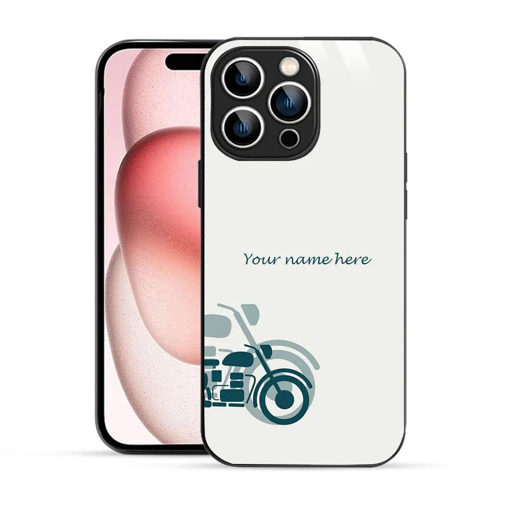 Bornstud Personalised my Name Printed Case for iPhone 15 Pro Sherpa Blue - Bornstud