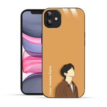 Bornstud Personalised my Name Printed Case Sand Brown - Bornstud