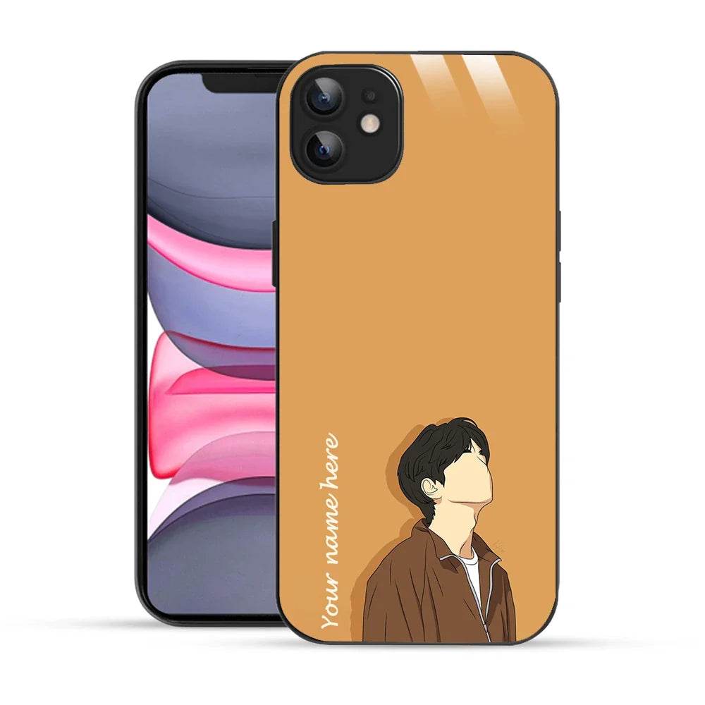 Bornstud Personalised my Name Printed Case for iPhone 11 Sand Brown - Bornstud