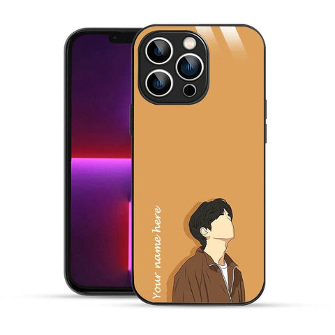 Bornstud Personalised my Name Printed Case for iPhone 13 Pro Max Sand Brown - Bornstud