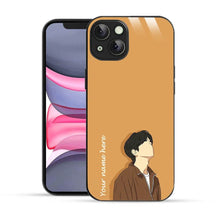 Bornstud Personalised my Name Printed Case Sand Brown - Bornstud