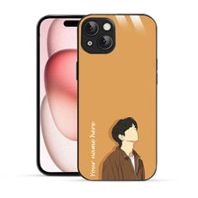 Bornstud Personalised my Name Printed Case Sand Brown - Bornstud