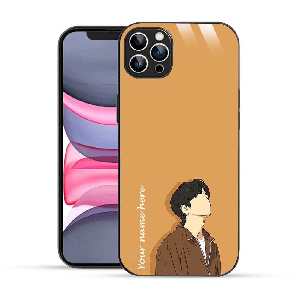 Bornstud Personalised my Name Printed Case for iPhone 11 Pro Sand Brown - Bornstud