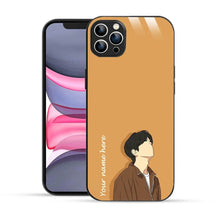 Bornstud Personalised my Name Printed Case Sand Brown - Bornstud