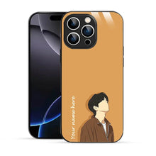 Bornstud Personalised my Name Printed Case Sand Brown - Bornstud
