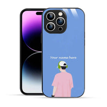 Bornstud Personalised my Name Printed Case Pastel Blue - Bornstud