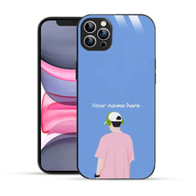 Bornstud Personalised my Name Printed Case Pastel Blue - Bornstud