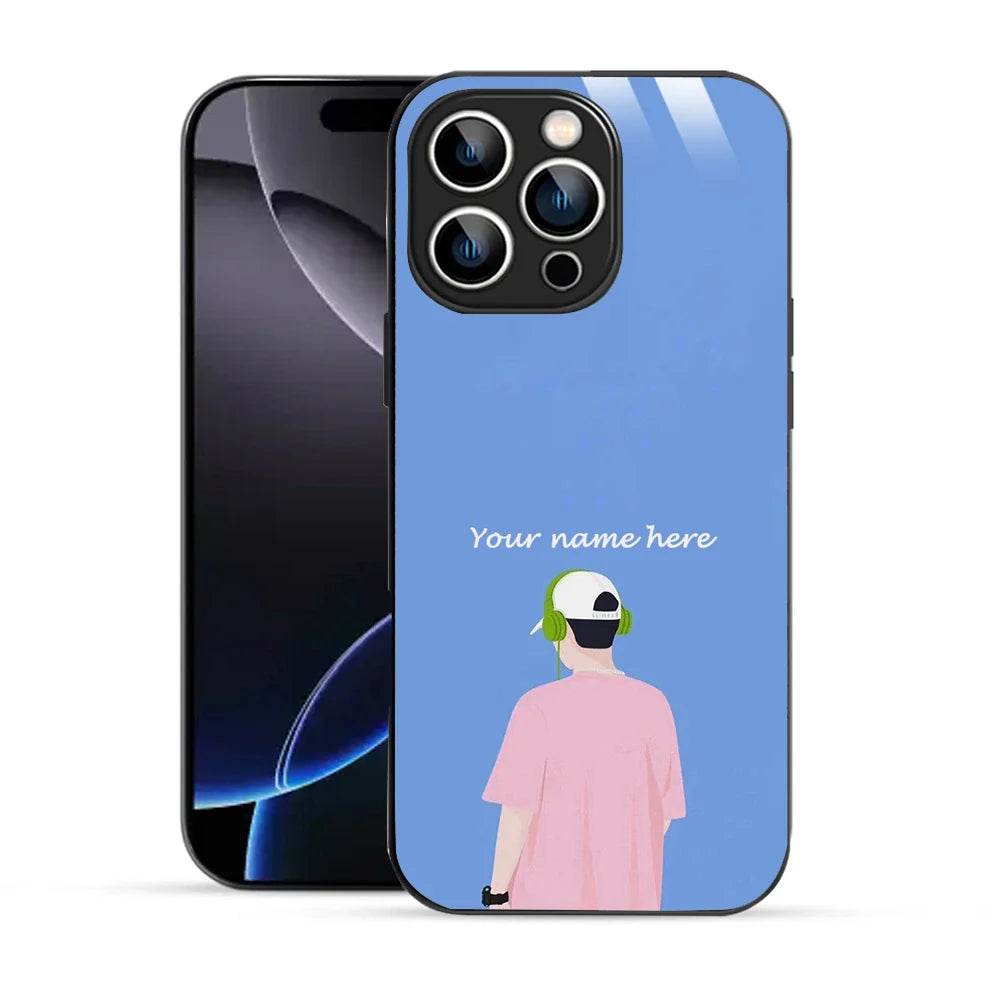 Bornstud Personalised my Name Printed Case Pastel Blue - Bornstud