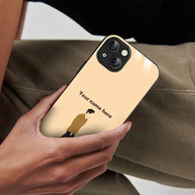 Bornstud Personalised my Name Printed Case for iPhone 13 Light Peach - Bornstud