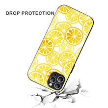Bornstud Lemon Aesthetic iPhone 12 Pro Max Mobile Back Cover – 2D Glass Printed Elegance - Bornstud