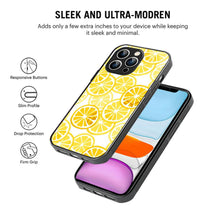 Bornstud Lemon Aesthetic iPhone 13 Pro Max Mobile Back Cover – 2D Glass Printed Elegance - Bornstud