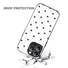 Bornstud Aesthetic Black Heart iPhone 13 Pro Max Mobile Back Cover – Premium Style & Protection - Bornstud