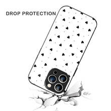 Bornstud Aesthetic Black Heart iPhone 14 Pro Mobile Back Cover – Premium Style & Protection - Bornstud