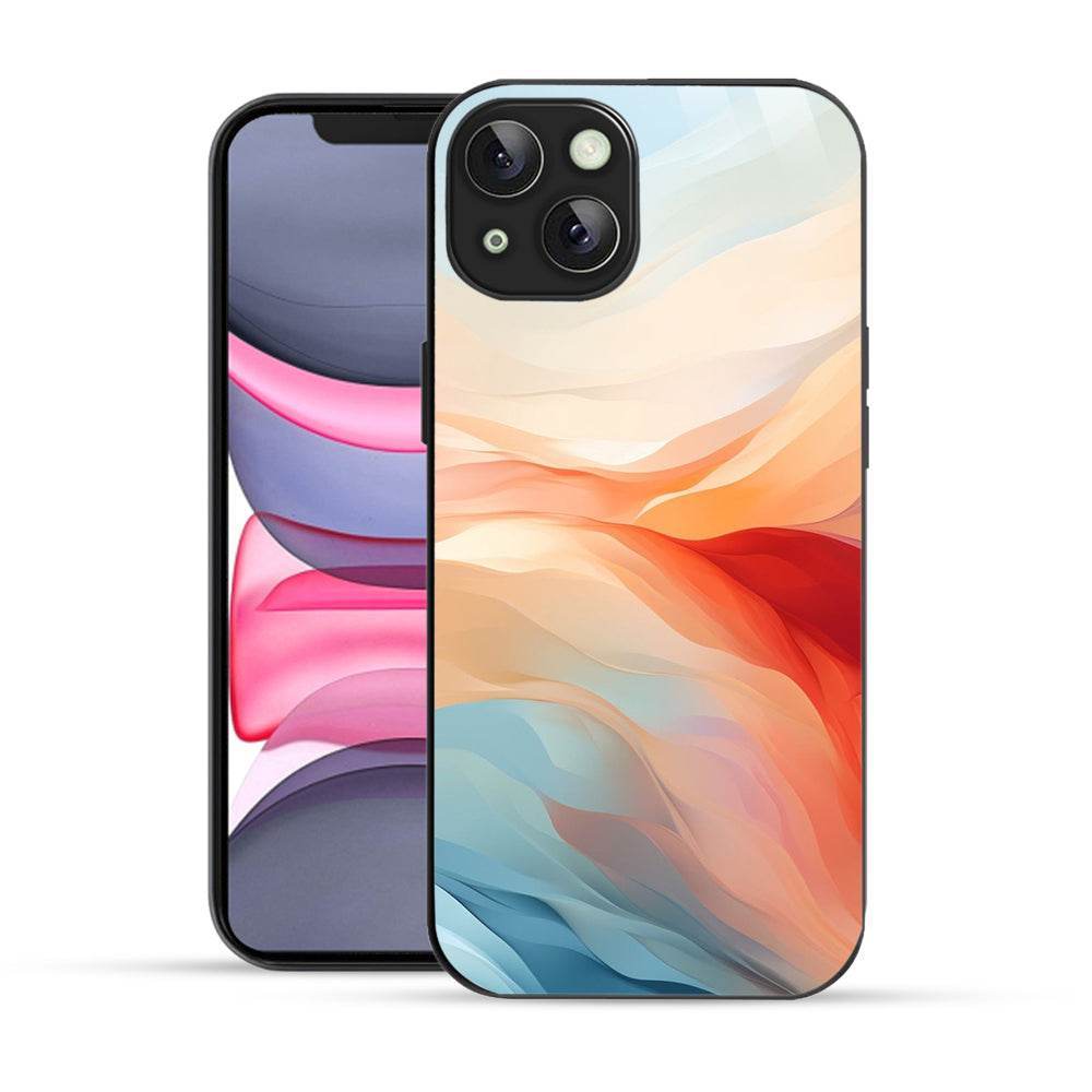 Bornstud Aesthetic Color Flow Mobile Cover for iPhone 14 Plus – Vibrant Elegance with Premium Protection - Bornstud