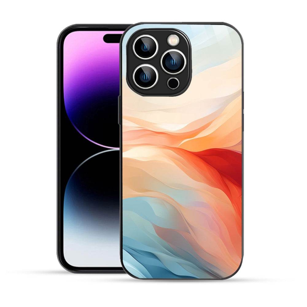 Bornstud Aesthetic Color Flow Mobile Cover for iPhone 14 Pro – Vibrant Elegance with Premium Protection - Bornstud