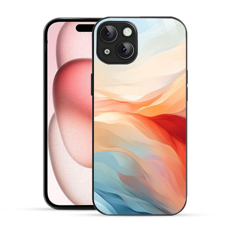 Bornstud Aesthetic Color Flow Mobile Cover for iPhone 15 – Vibrant Elegance with Premium Protection - Bornstud