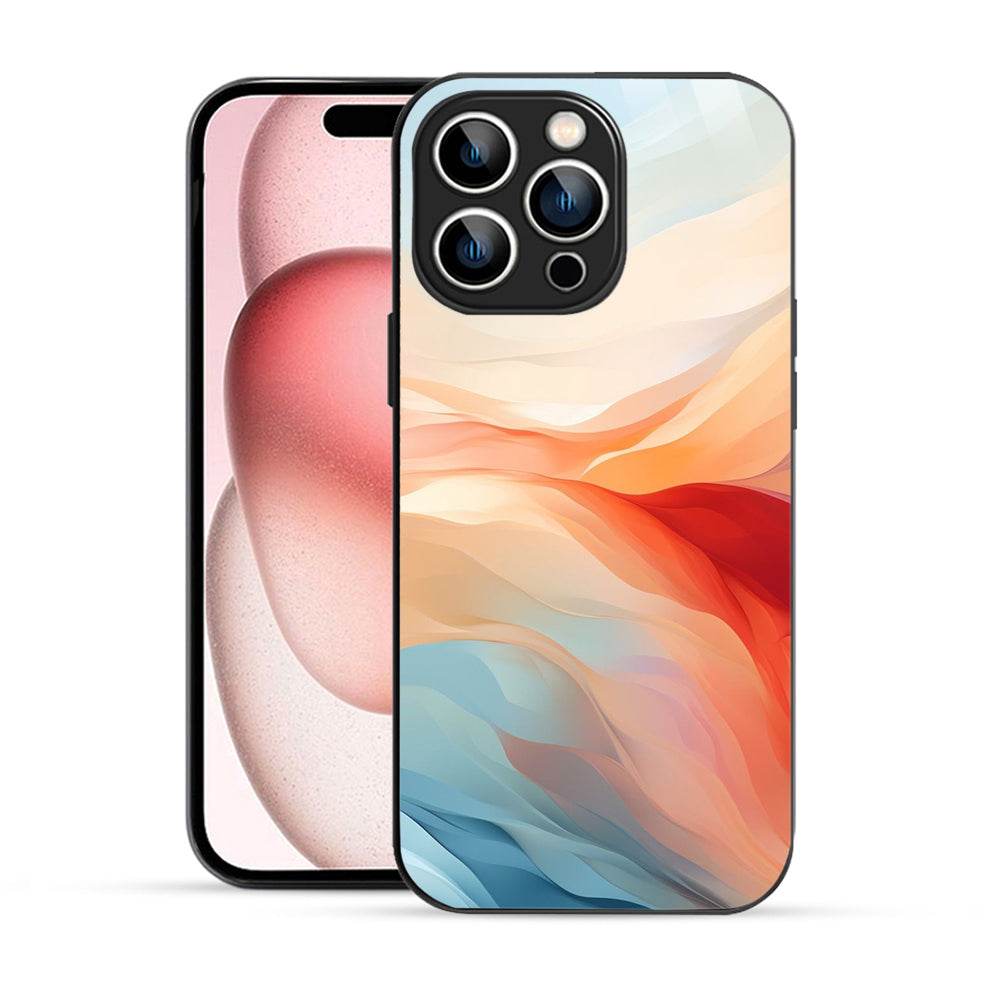 Bornstud Aesthetic Color Flow Mobile Cover for iPhone 15 Pro – Vibrant Elegance with Premium Protection - Bornstud