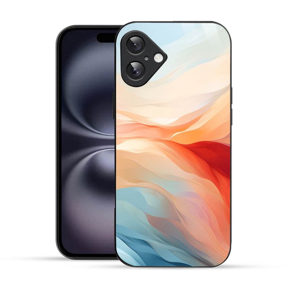 Bornstud Aesthetic Color Flow Mobile Cover for iPhone 16 – Vibrant Elegance with Premium Protection - Bornstud