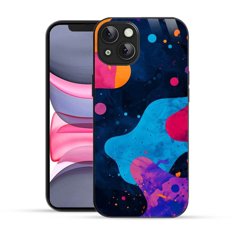 Bornstud Aesthetic Liquid Color Mobile Cover for iPhone 13 – Fluid Elegance with Superior Protection - Bornstud