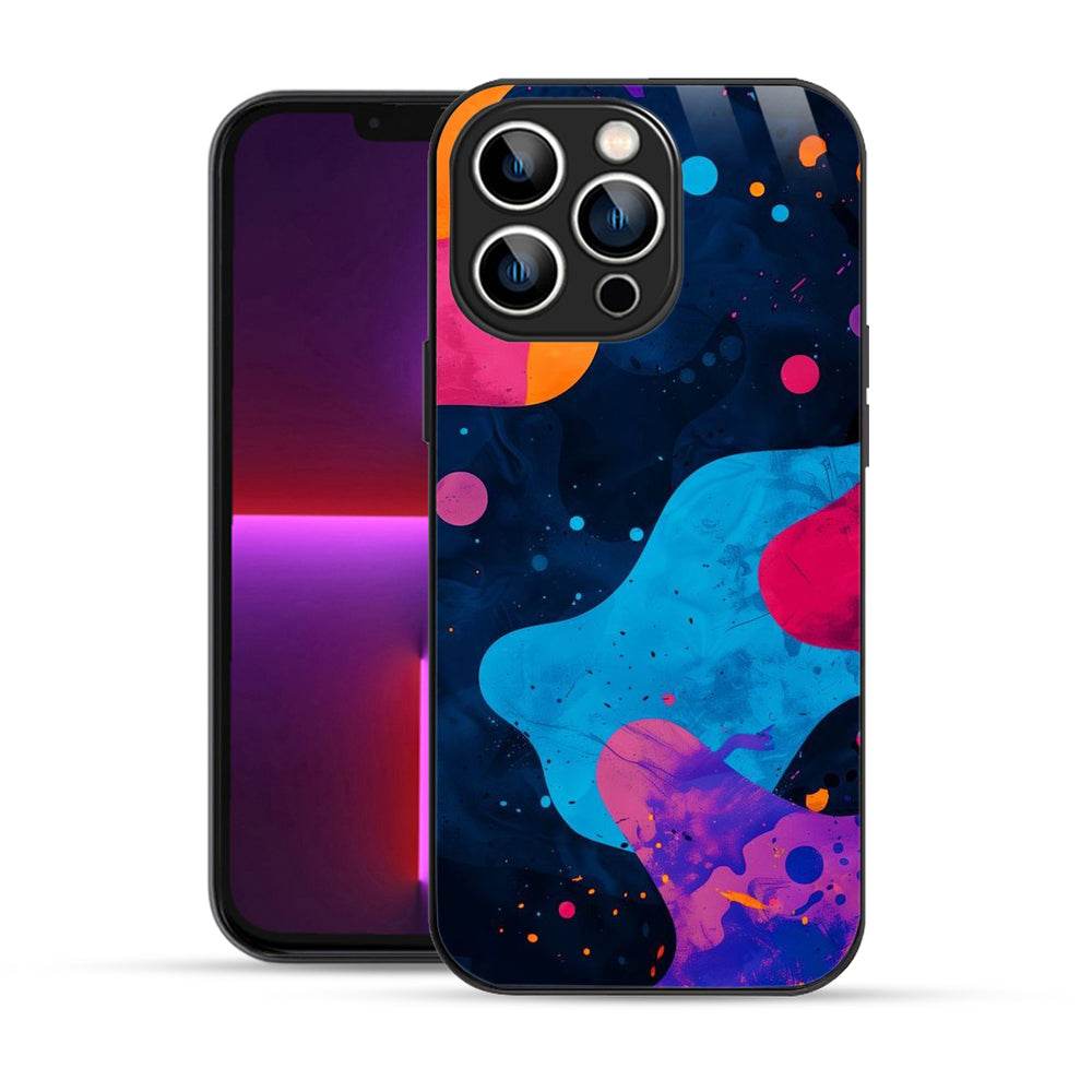 Bornstud Aesthetic Liquid Color Mobile Cover for iPhone 13 Pro Max – Fluid Elegance with Superior Protection - Bornstud