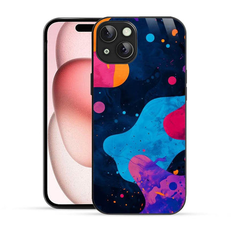 Bornstud Aesthetic Liquid Color Mobile Cover for iPhone 15 – Fluid Elegance with Superior Protection - Bornstud