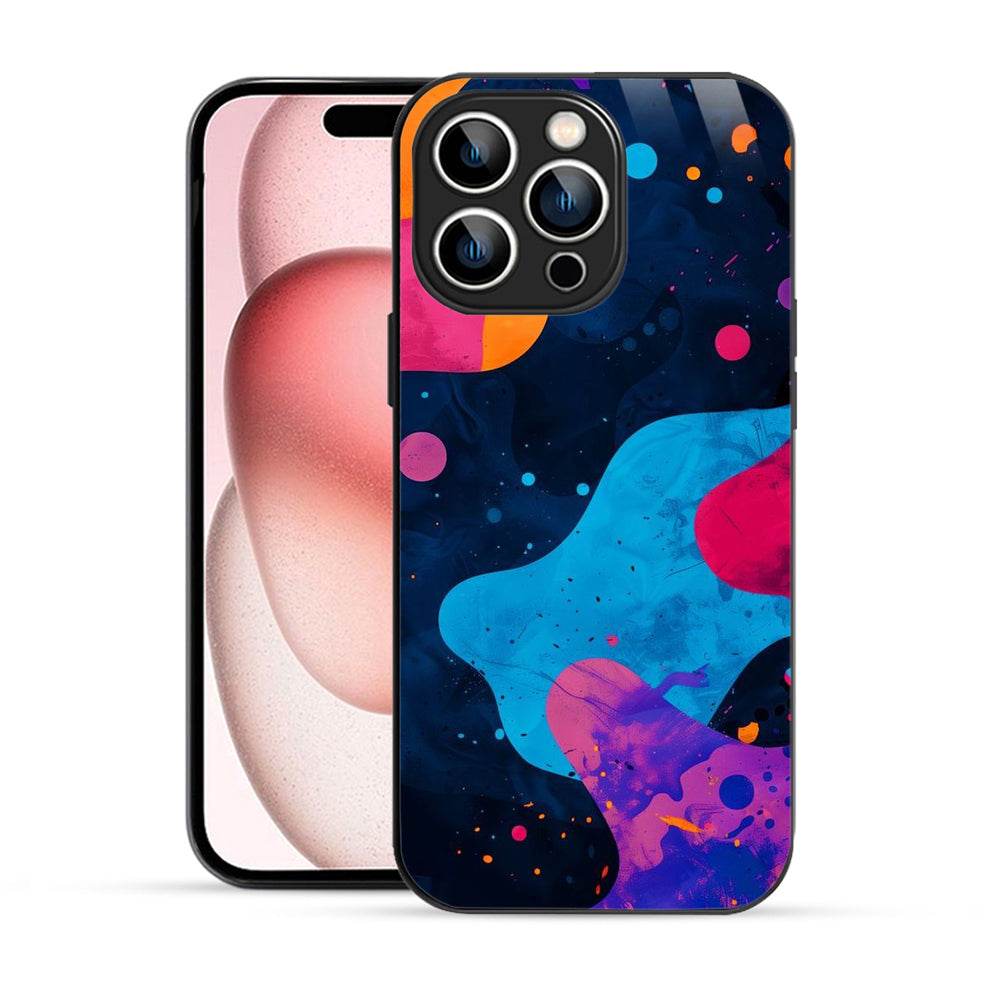 Bornstud Aesthetic Liquid Color Mobile Cover for iPhone 15 Pro – Fluid Elegance with Superior Protection - Bornstud