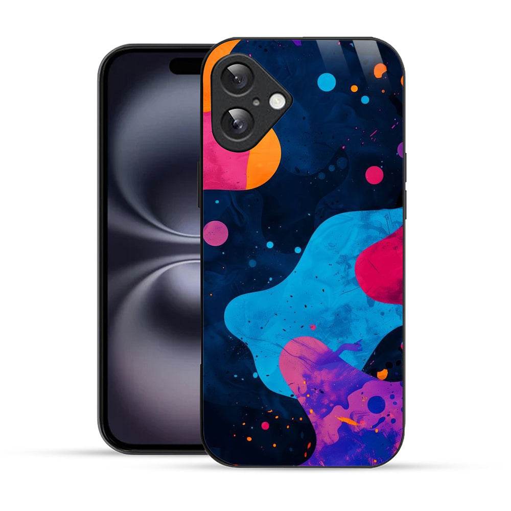 Bornstud Aesthetic Liquid Color Mobile Cover for iPhone 16 – Fluid Elegance with Superior Protection - Bornstud