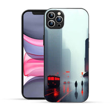 Elevate Your iPhone Experience with Bornstud's 2D Glass Printed Aesthetic City Skyline Mobile Back Cover - Bornstud