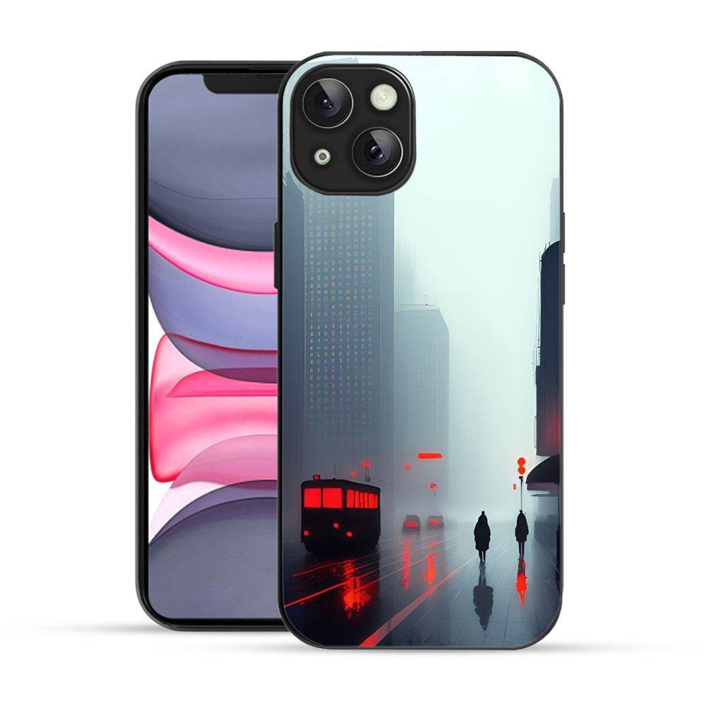 Bornstud City Skyline Mobile Cover for iPhone 14 Plus – Vibrant Elegance with Premium Protection - Bornstud