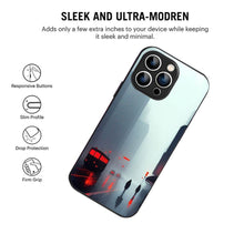 Bornstud City Skyline Mobile Cover for iPhone 14 Pro – Vibrant Elegance with Premium Protection - Bornstud