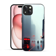 Elevate Your iPhone Experience with Bornstud's 2D Glass Printed Aesthetic City Skyline Mobile Back Cover - Bornstud