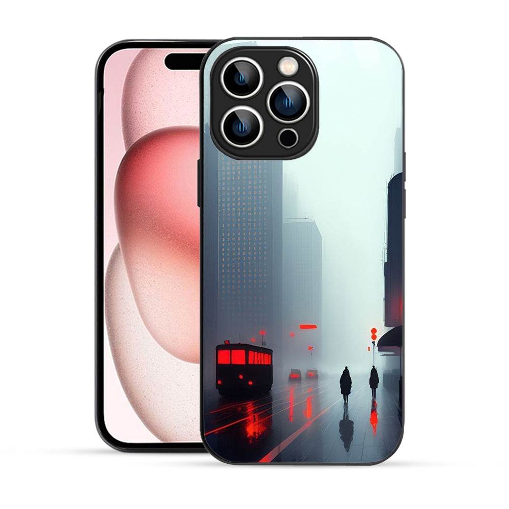 Bornstud City Skyline Mobile Cover for iPhone 15 Pro Max – Vibrant Elegance with Premium Protection - Bornstud