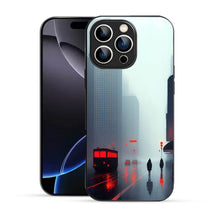 Elevate Your iPhone Experience with Bornstud's 2D Glass Printed Aesthetic City Skyline Mobile Back Cover - Bornstud