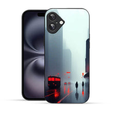 Elevate Your iPhone Experience with Bornstud's 2D Glass Printed Aesthetic City Skyline Mobile Back Cover - Bornstud