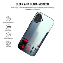 Bornstud City Skyline Mobile Cover for iPhone 16 Plus – Vibrant Elegance with Premium Protection - Bornstud
