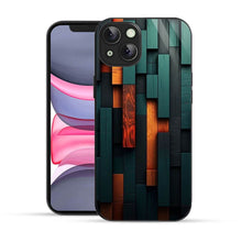 Elevate Your iPhone Experience with Bornstud's 2D Glass Printed Aesthetic Wooden design Mobile Back Cover - Bornstud