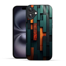 Elevate Your iPhone Experience with Bornstud's 2D Glass Printed Aesthetic Wooden design Mobile Back Cover - Bornstud