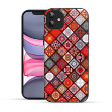 Elevate Your iPhone Experience with Bornstud's 2D Glass Printed Aesthetic Mandala Tapestry Multicolor Mobile Back Cover - Bornstud