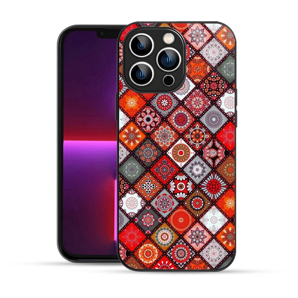 Bornstud Mandala Tapestry Multicolor Mobile Cover for iPhone 13 Pro Max – Vibrant Elegance with Premium Protection - Bornstud
