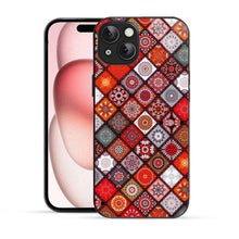 Elevate Your iPhone Experience with Bornstud's 2D Glass Printed Aesthetic Mandala Tapestry Multicolor Mobile Back Cover - Bornstud