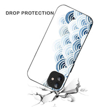 Bornstud Blue and White Pattern with Waves Mobile Cover for iPhone 11 – Vibrant Elegance with Premium Protection - Bornstud