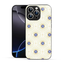 Elevate Your iPhone Experience with Bornstud's 2D Glass Printed Aesthetic Evil Eye Vector Art  Mobile Back Cover - Bornstud